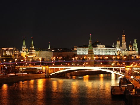 Die individuelle berblicksexkursion durch das abendliche Moskau
